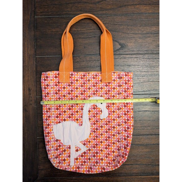 Pink Flamingo Totes Lot Of 2 Beach Pool Casual Colorful Summer Fun Bags - Picture 5 of 10